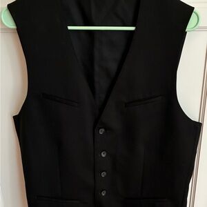 Express Black Men's Wool Blend Vest in Medium